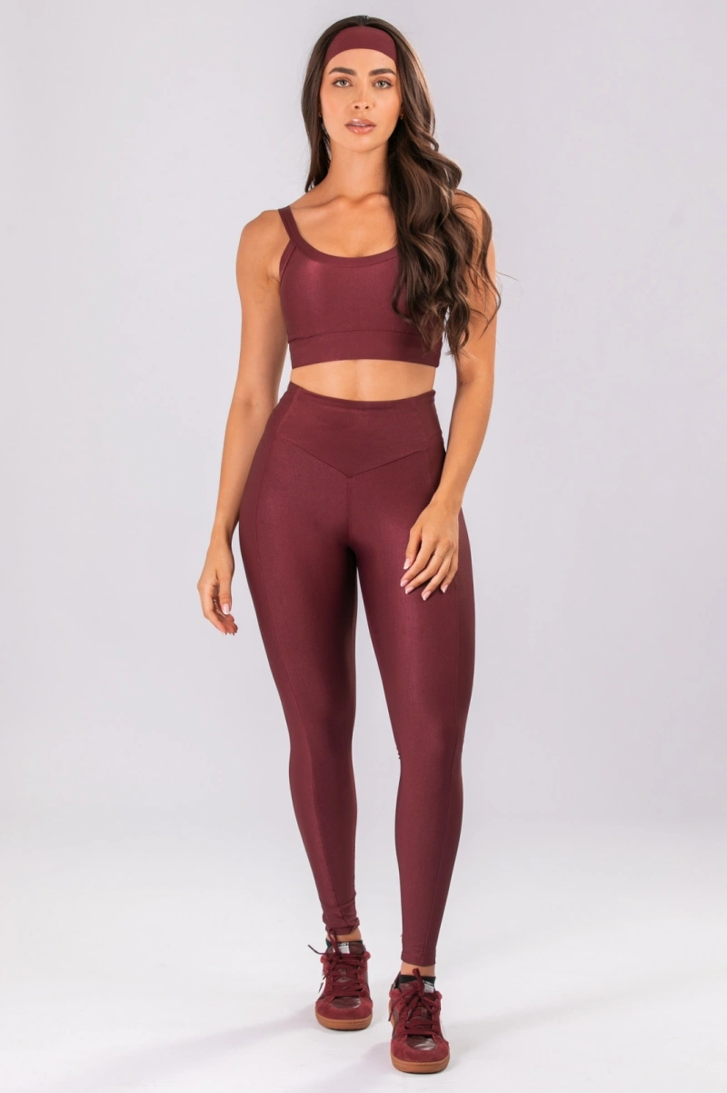 Lets Gym - Top New Bright Burgundy - 3313BG