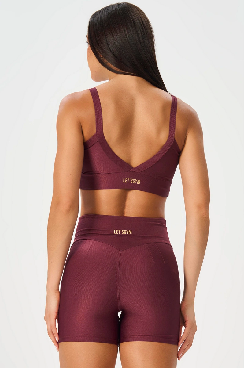Lets Gym - Top New Bright Burgundy - 3313BG