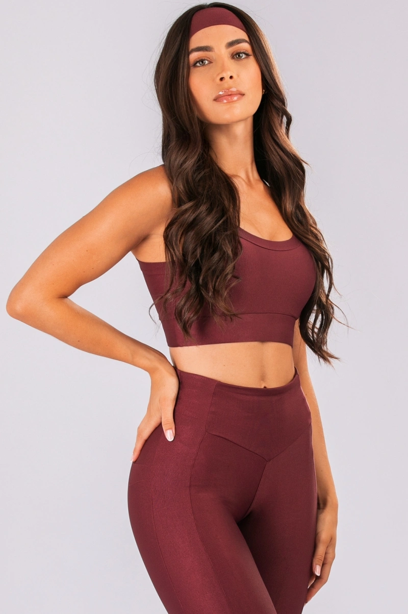 Lets Gym - Top New Bright Burgundy - 3313BG