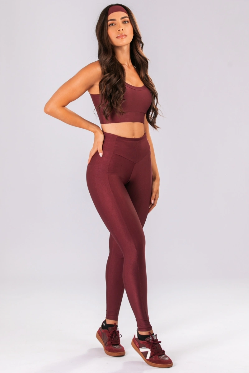 Lets Gym - Top New Bright Burgundy - 3313BG