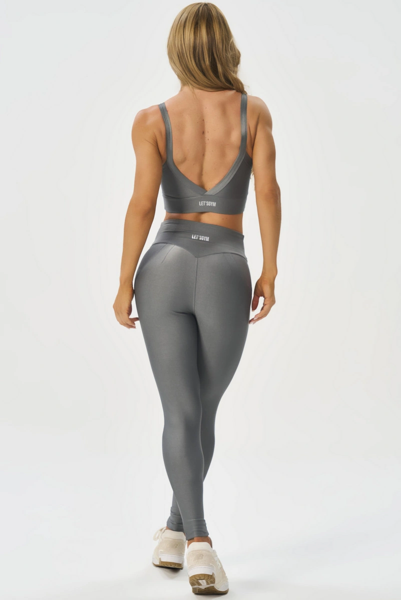 Lets Gym - Legging New  Bright Grey - 3314GR