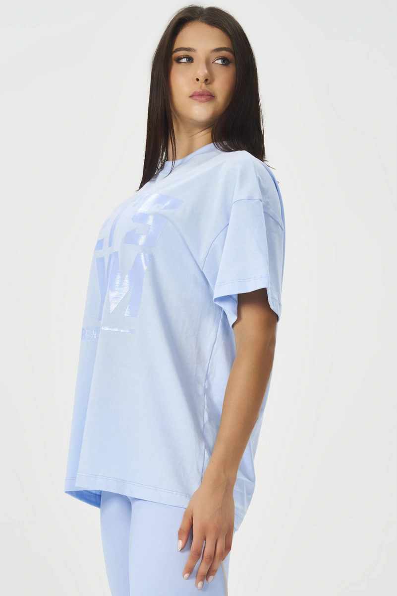 Lets Gym - Letsgym Glow Serenity Oversized T-Shirt - 3320SR