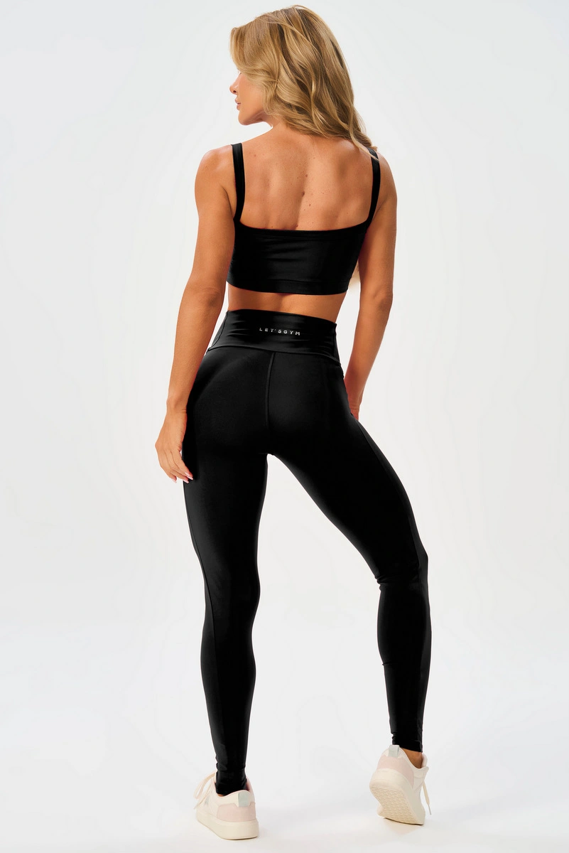 Lets Gym - Basic Tuning Leggings in Black - 3327PT