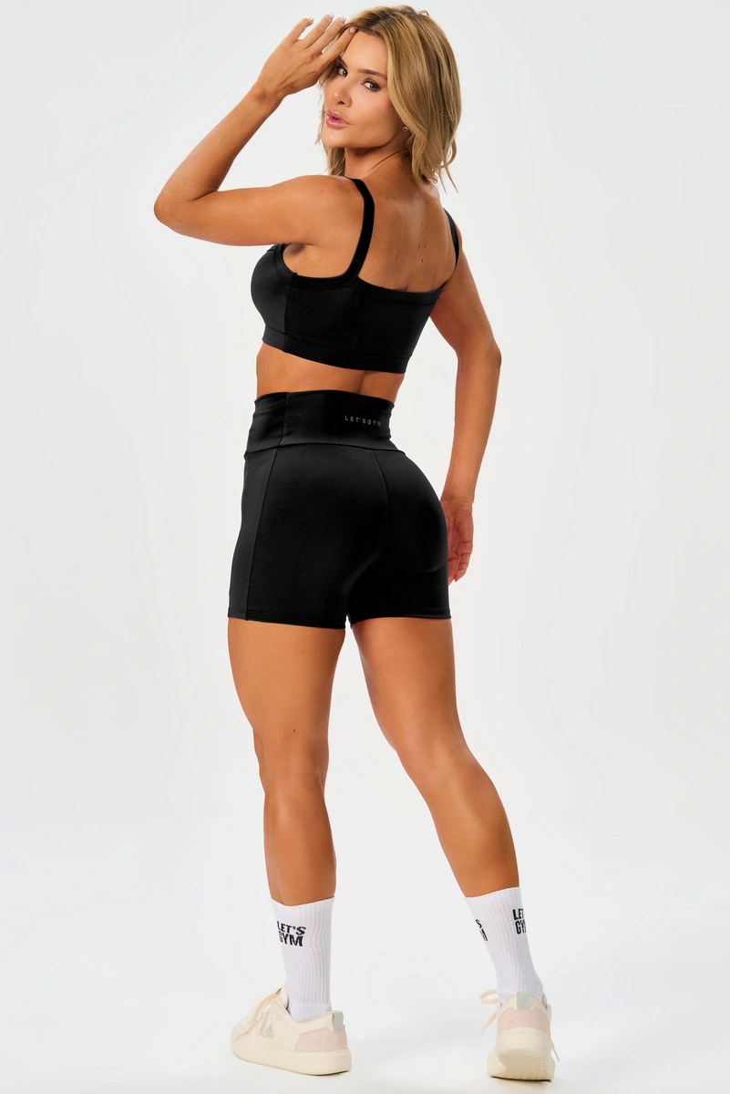 Lets Gym - Short Basic Tunning Preto - 3329PT