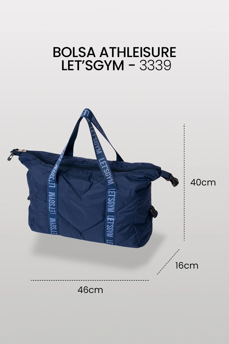 Lets Gym - Letsgym Athleisure Hand Bag Black - 3339PT