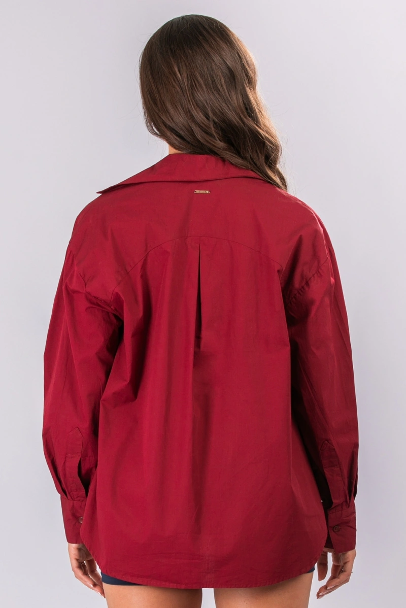 Lets Gym - Let's Gym Burgundy Shirt - 3341BG