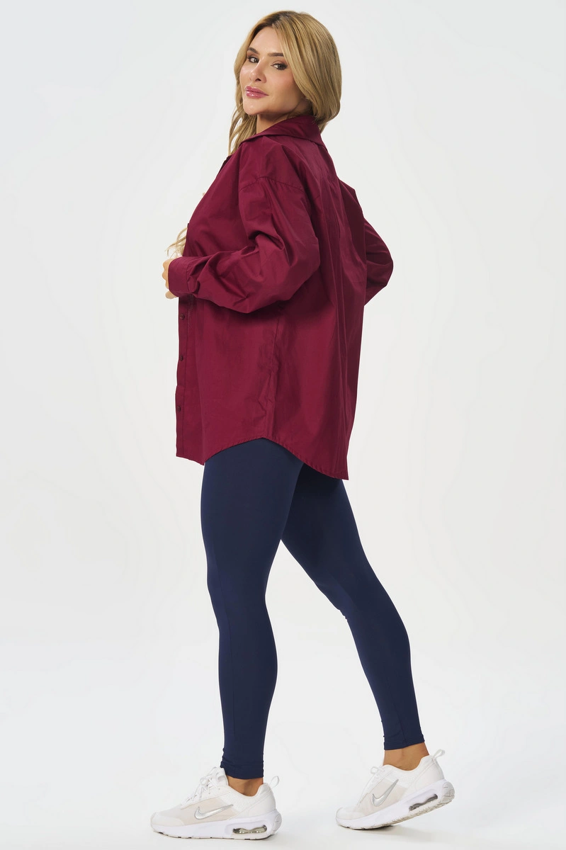 Lets Gym - Let's Gym Burgundy Shirt - 3341BG