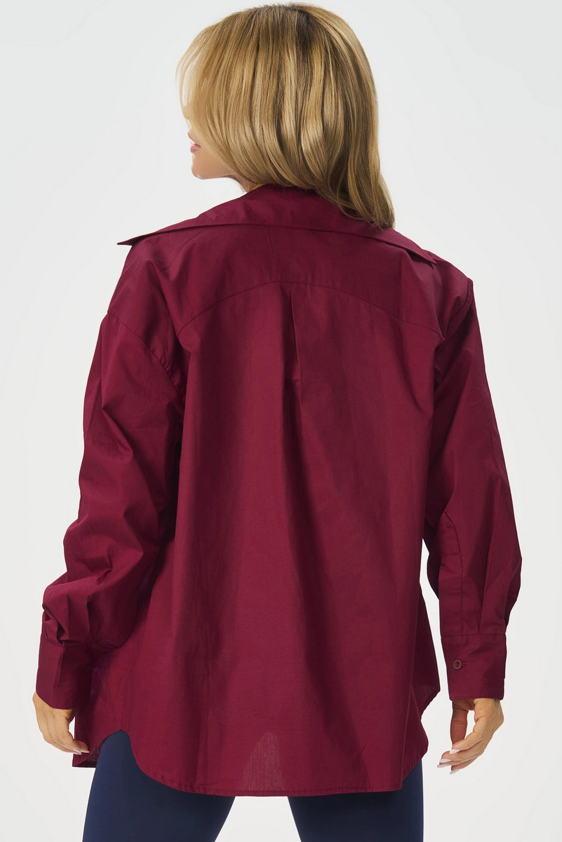 Lets Gym - Let's Gym Burgundy Shirt - 3341BG
