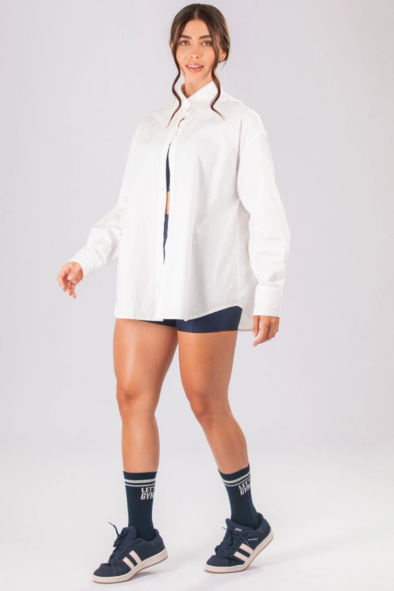 Lets Gym - Let's Gym White Shirt - 3341BR