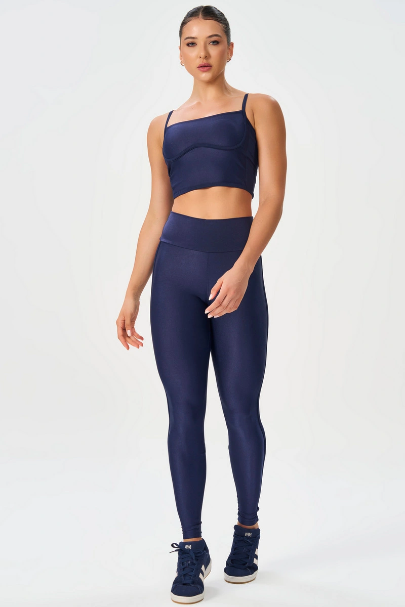 Lets Gym - Harmony Navy Blue Leggings - 2957NB