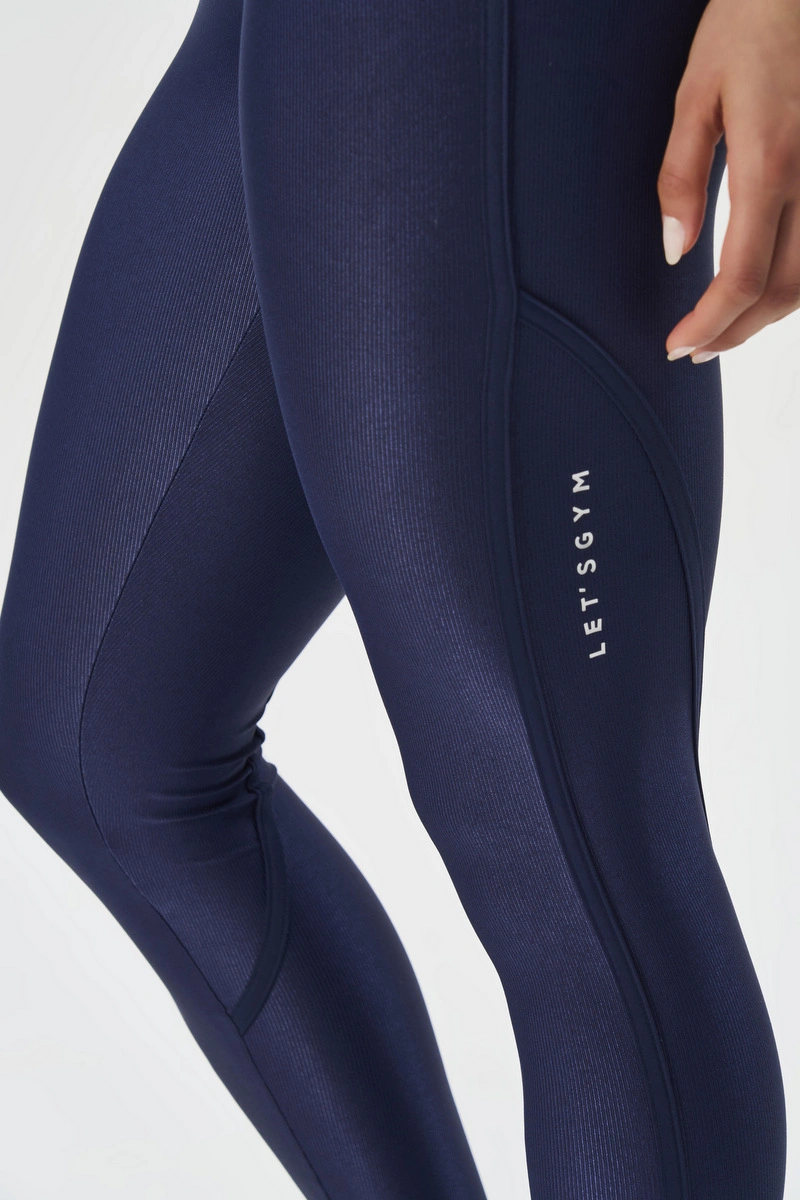 Lets Gym - Harmony Navy Blue Leggings - 2957NB