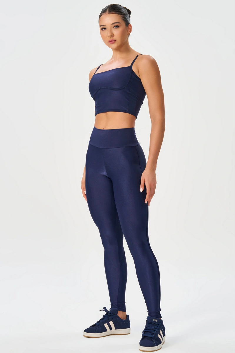 Lets Gym - Harmony Navy Blue Leggings - 2957NB