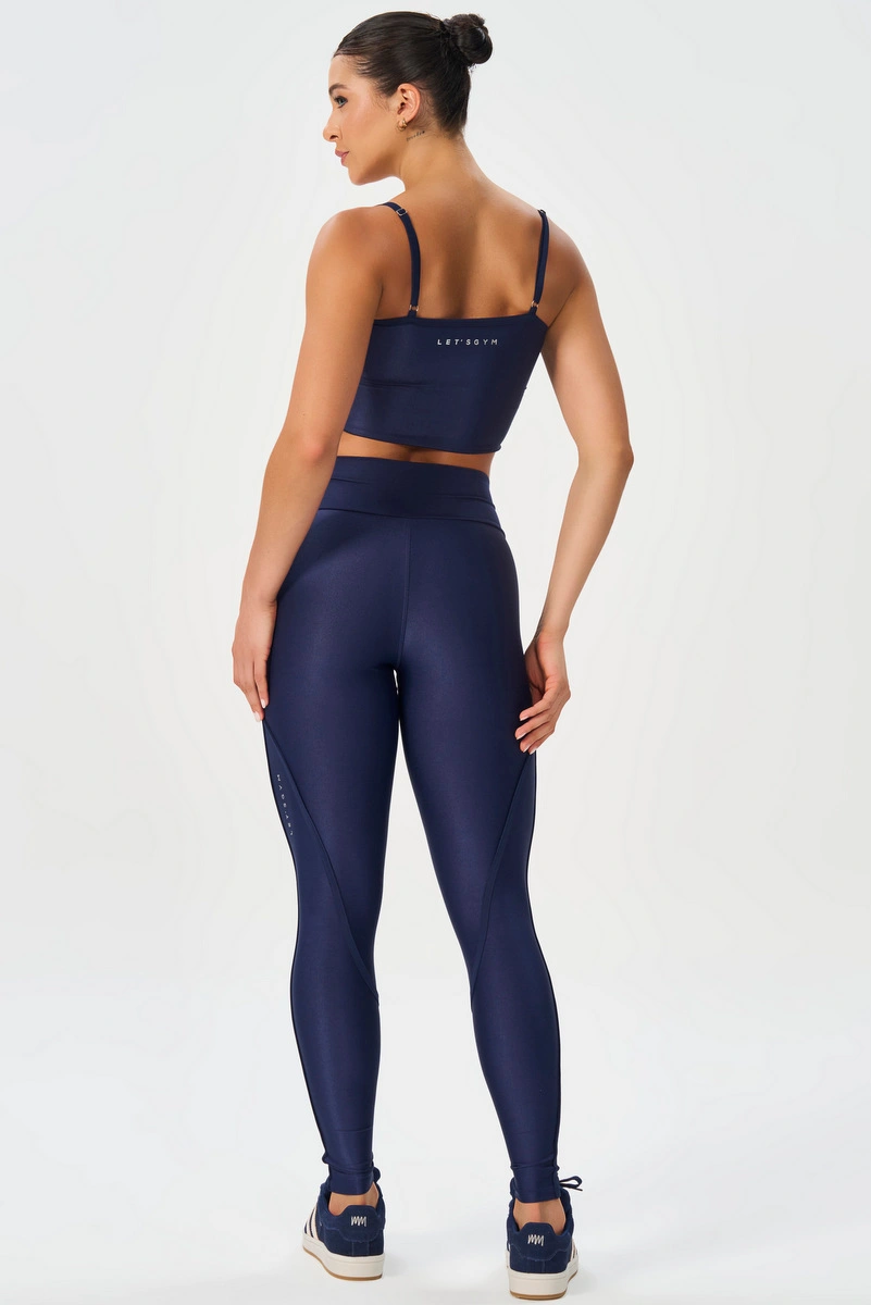 Lets Gym - Harmony Navy Blue Leggings - 2957NB