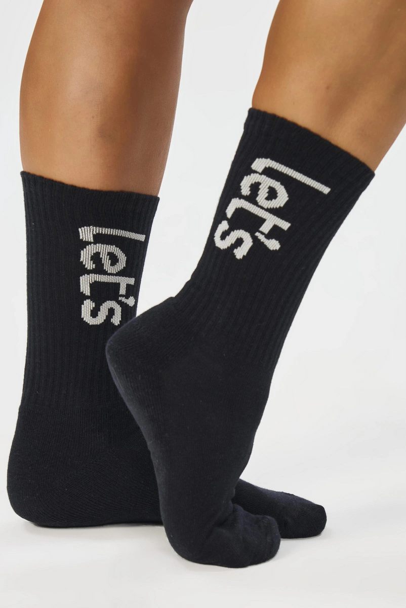 Lets Gym - Black Letsgym Socks - 3023PT