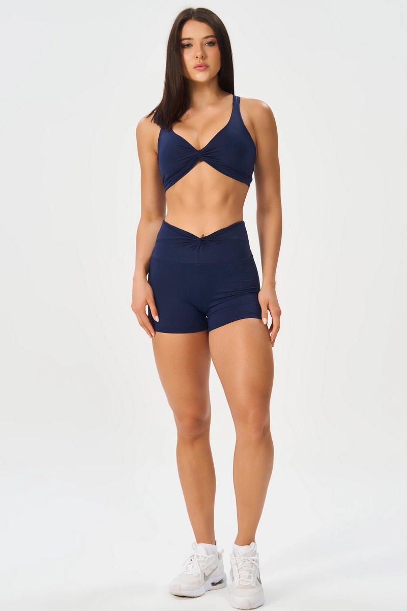 Lets Gym - Short Matte Form Navy Blue - 3231NB