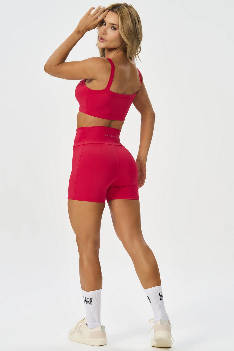 Lets Gym - Short Basic Tuning Red - 3329RD