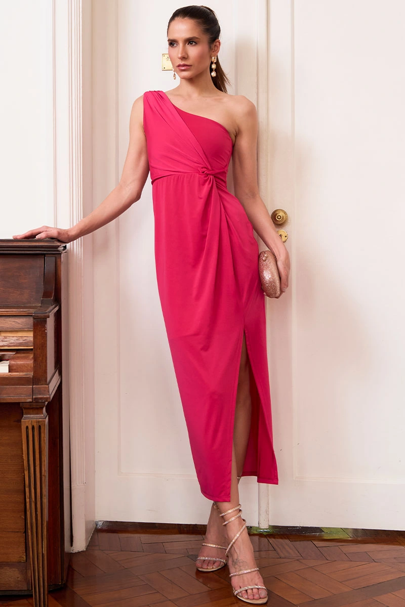 Miss Misses - Vestido Ariadine Fucsia - 54712234