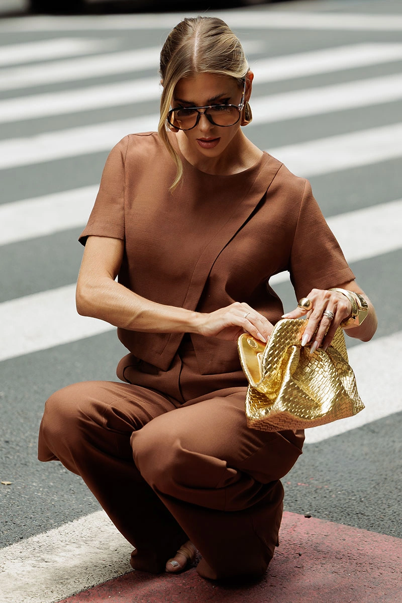 Miss Misses - Calca Graça Marrom - 54766214