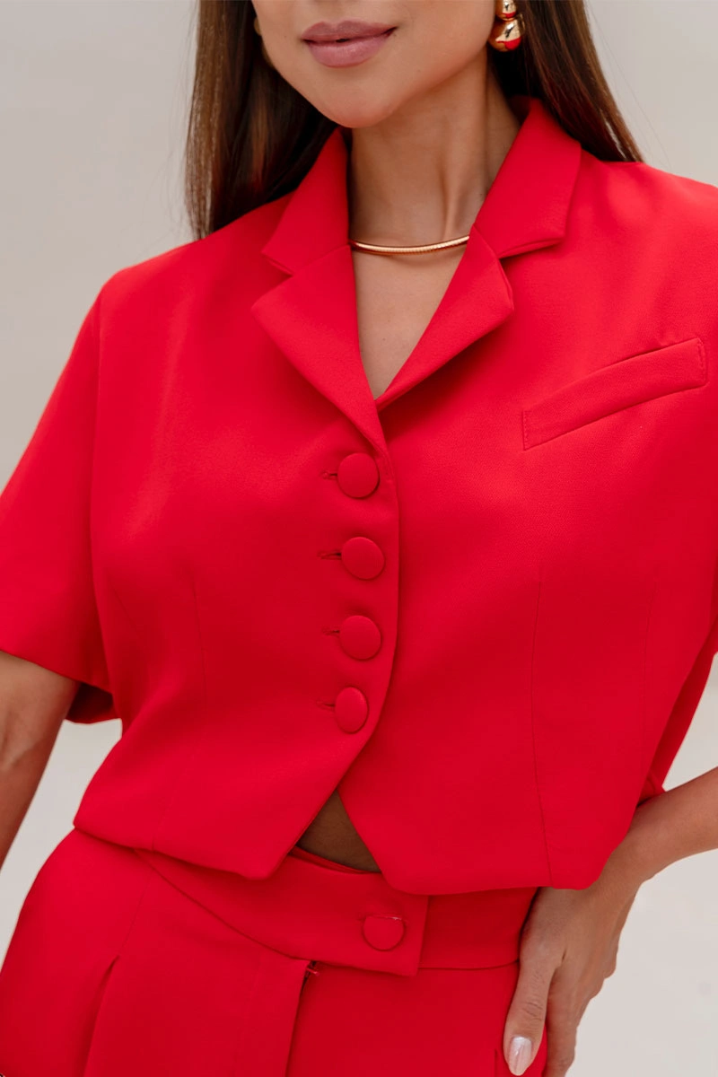 Miss Misses - Spencer Shirley Vermelho - 54731024