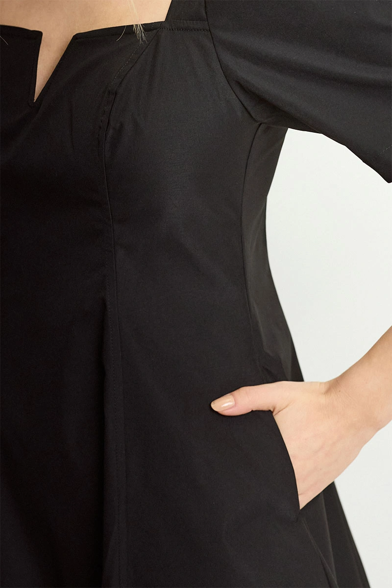 Miss Misses - Vestido Midi Dafny Preto - 54724001