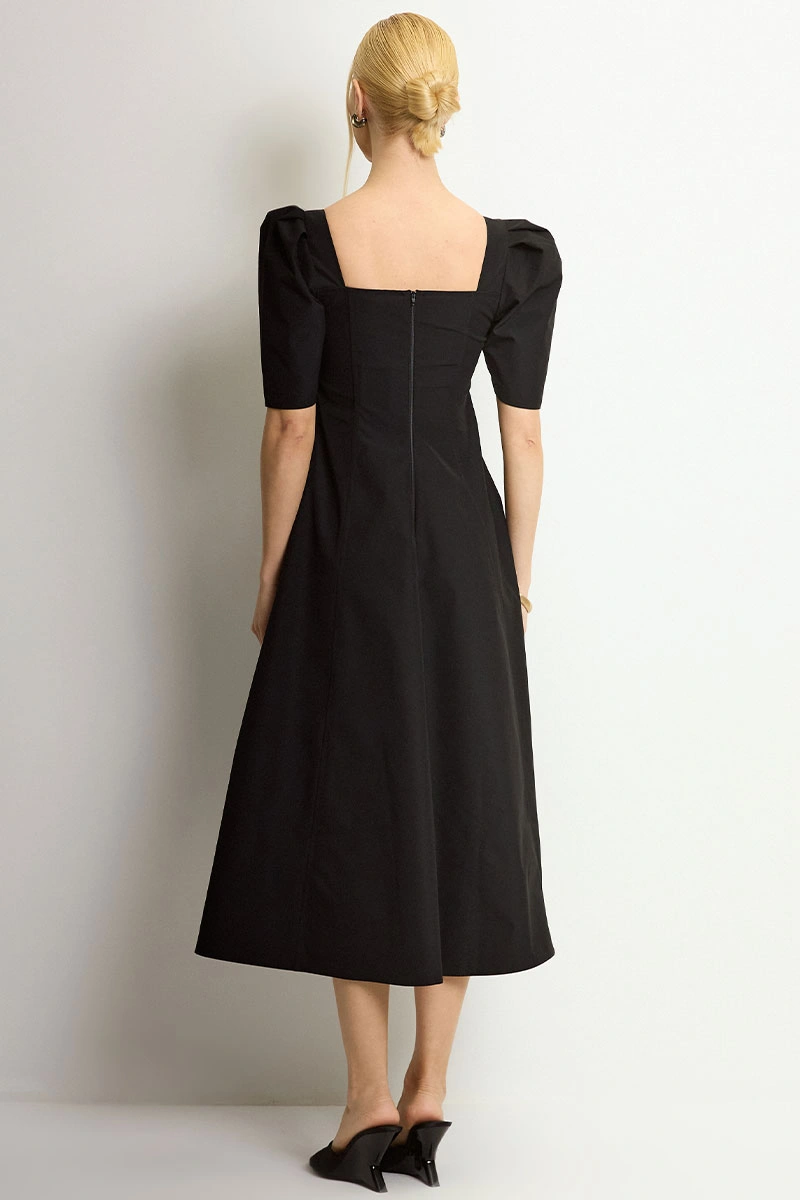 Miss Misses - Vestido Midi Dafny Preto - 54724001