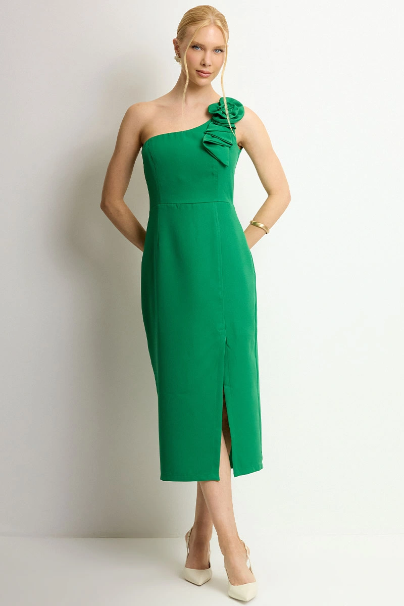 Miss Misses - Celiny Green Dress - 54709023