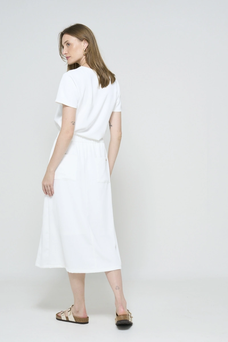 Hidrogênio - BLUSA COM DECOTE V BRANCO - 20471002