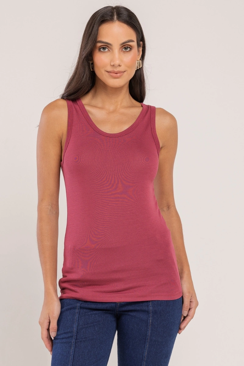 Hidrogênio - REGATA TRICOT INVERNO VINHO - 20675043