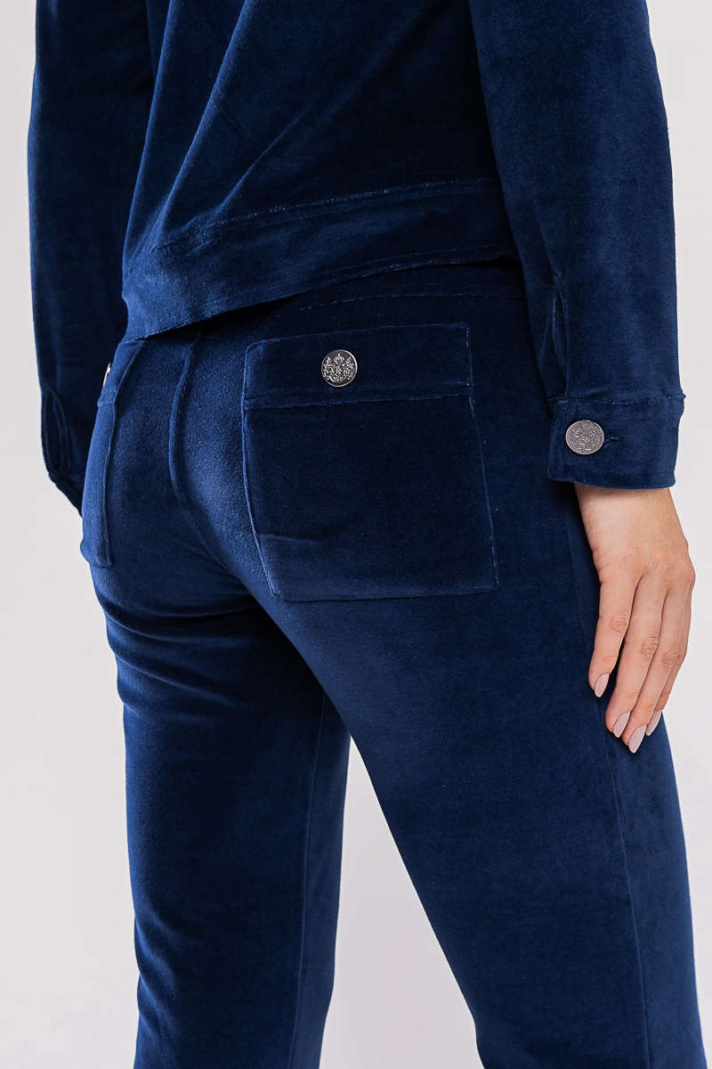 Hidrogênio - CALÇA FLARE C/ BOTÕES E BOLSOS CORALINE MARINHO - 19439004