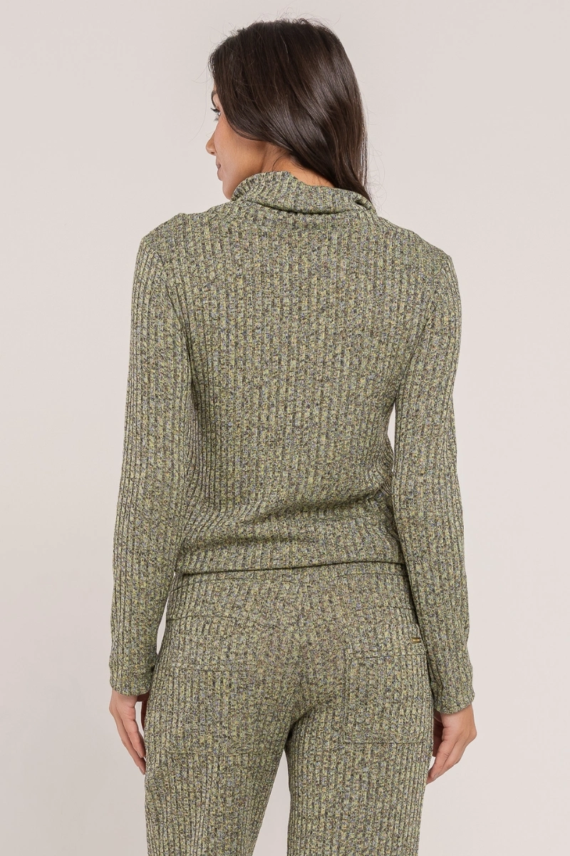 Hidrogênio - GREEN BLOUSE WITH FOLDED COLLAR - 20696009