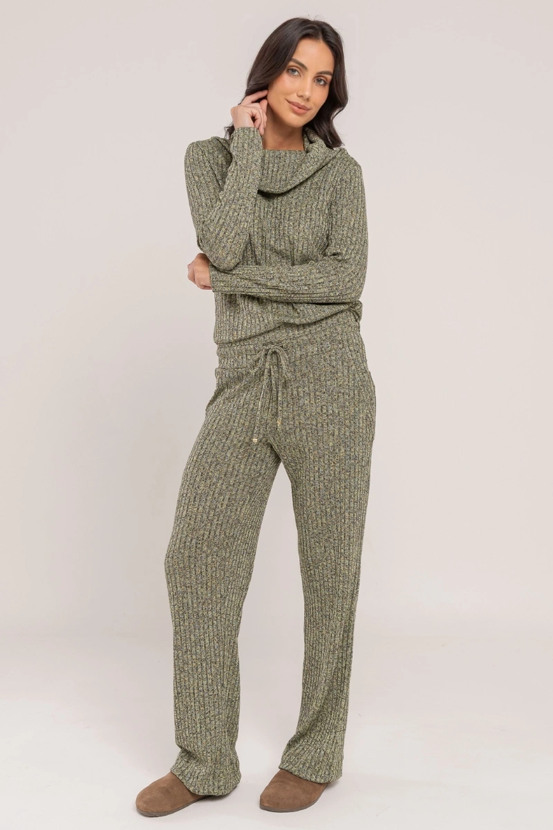 Hidrogênio - Karen Green Straight Leg Pants with Groove - 20698009