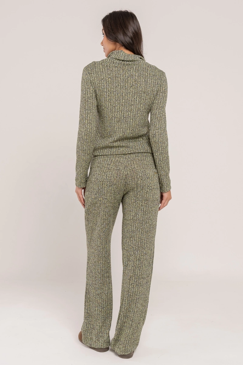 Hidrogênio - Karen Green Straight Leg Pants with Groove - 20698009