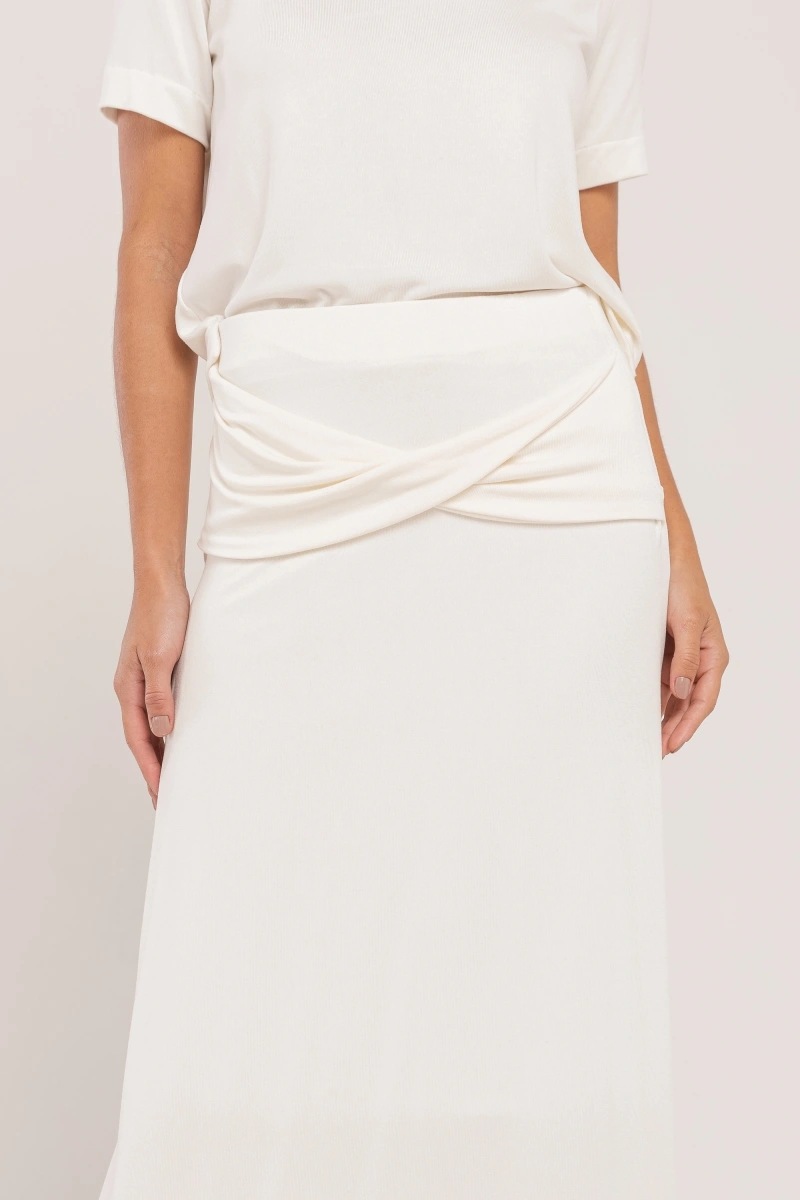 Hidrogênio - OFF-WHITE PAREO SKIRT - 20644018