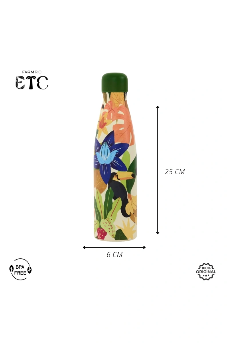 FARM - FARM GLUB 500ML THERMAL BOTTLE BOSSA TUCANO - 78330745