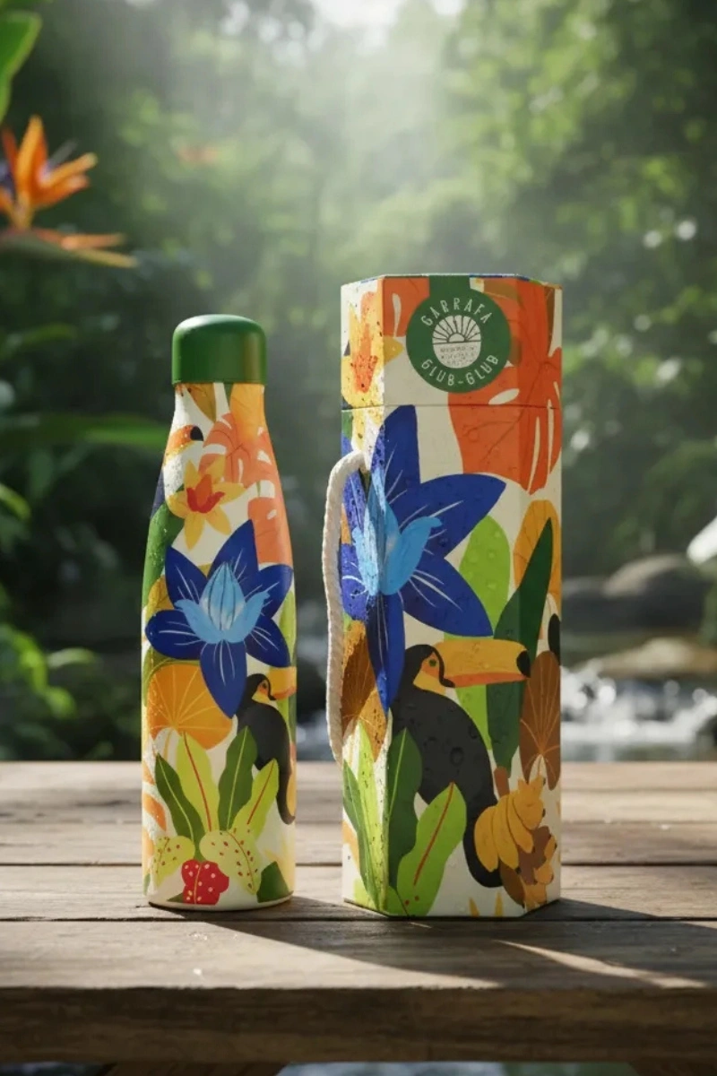 FARM - GARRAFA TERMICA FARM GLUB 500ML BOSSA TUCANO - 78330745