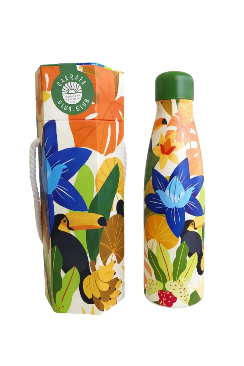 FARM - FARM GLUB 500ML THERMAL BOTTLE BOSSA TUCANO - 78330745