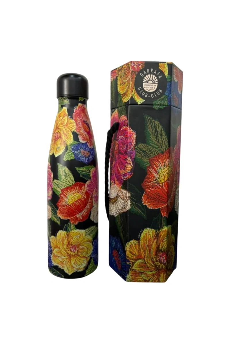 FARM - GARRAFA TERMICA FARM GLUB 500ML FLORAL PARAISO - 78331445