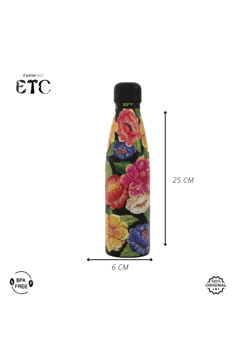 FARM - GARRAFA TERMICA FARM GLUB 500ML FLORAL PARAISO - 78331445