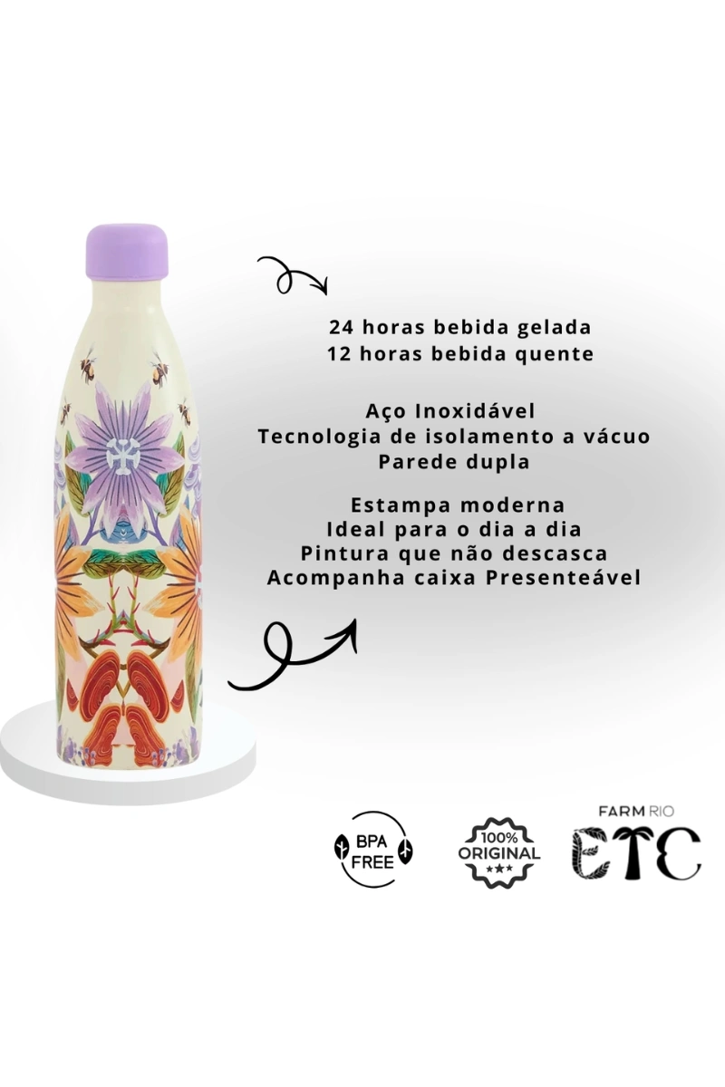 FARM - FARM GLUB 750ML THERMAL BOTTLE GLITTERY - 360131