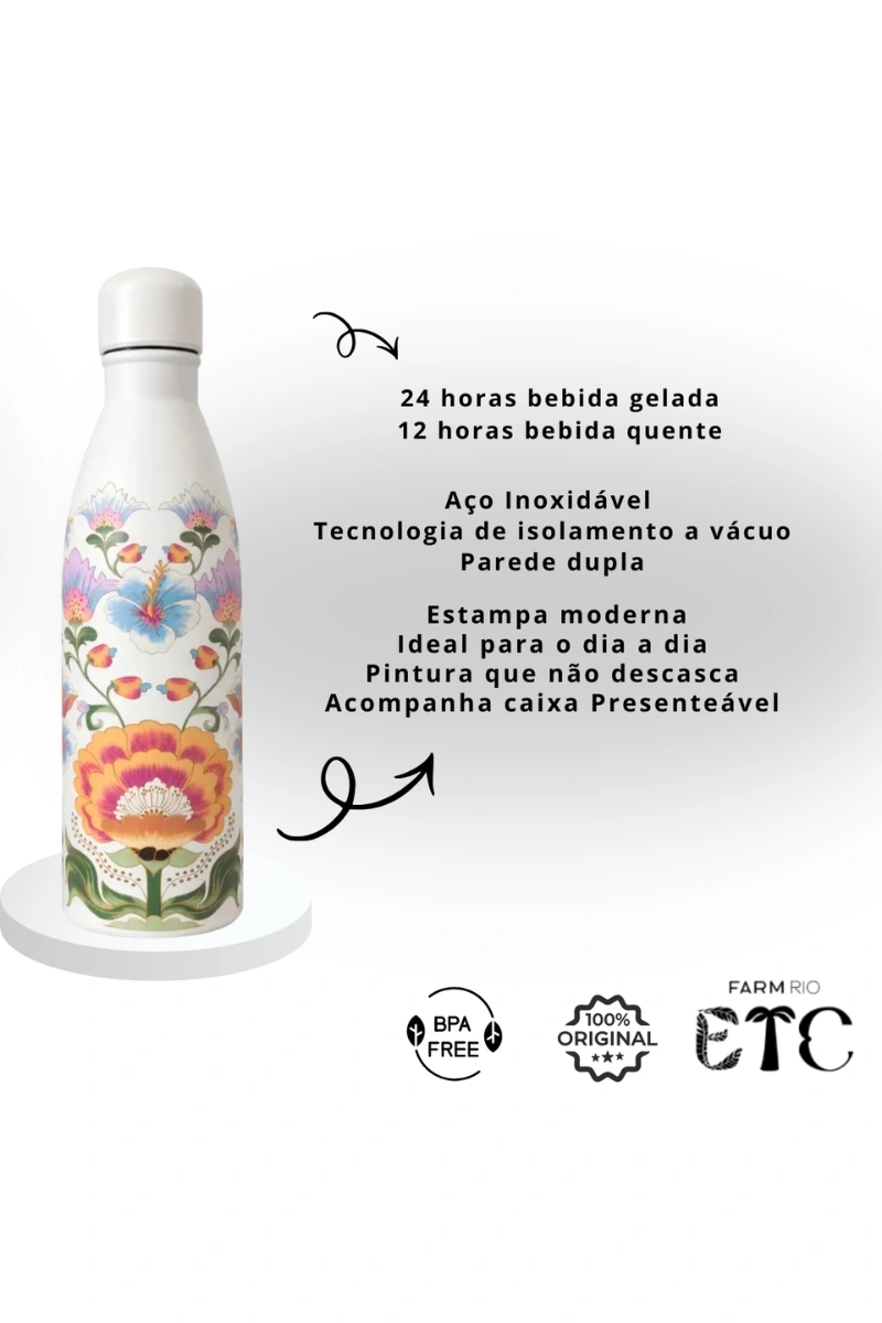 FARM - FARM GLUB 750ML THERMAL BOTTLE TERRA SURREALIS - 78331175