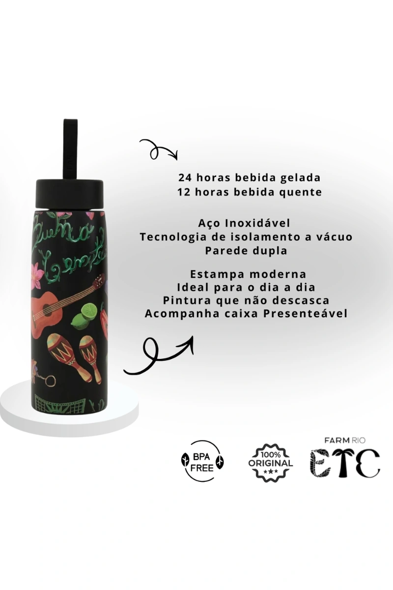 FARM - FARM THERMAL BOTTLE THIRST 750ML BUENA GENTE - 78331474M