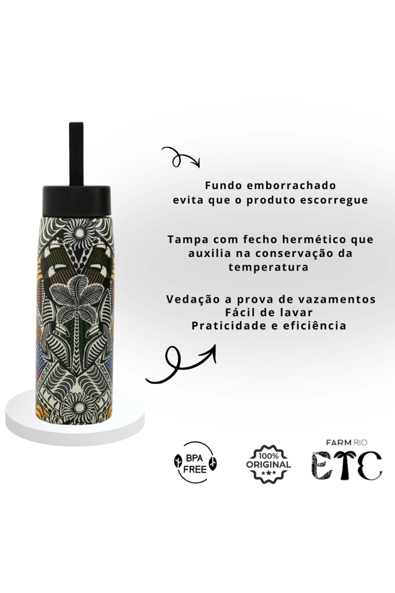 FARM - FARM THERMAL BOTTLE THAT THIRST 750ML COCONUT TREE - 78331074