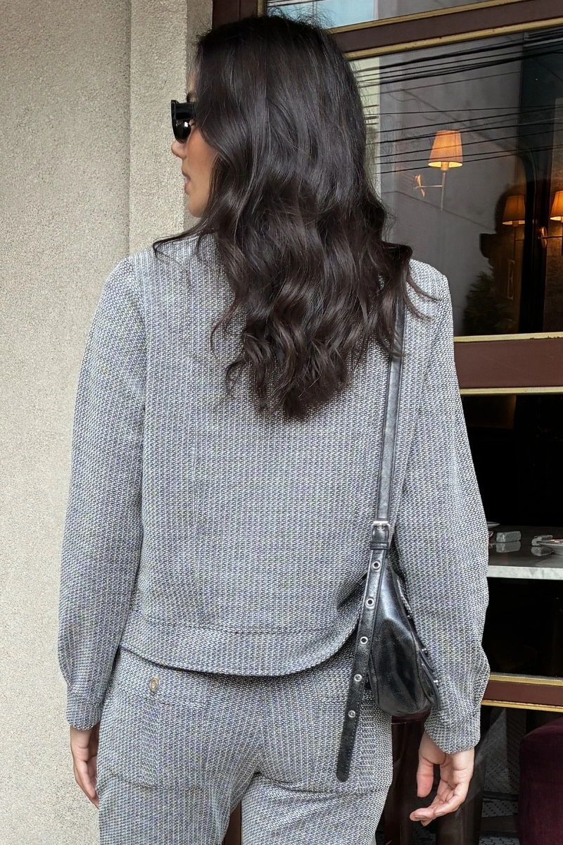 Hidrogênio - JAQUETA C/ LAPELAS E BOTÕES PURGA - 20693213