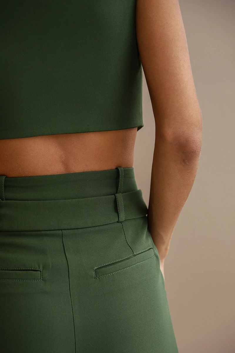 Dot Clothing - Conjunto Dot Clothing Emily Alfaiataria Verde - 2825VERDE