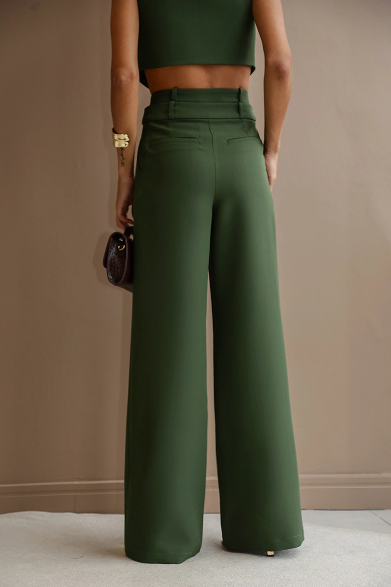 Dot Clothing - Conjunto Dot Clothing Emily Alfaiataria Verde - 2825VERDE