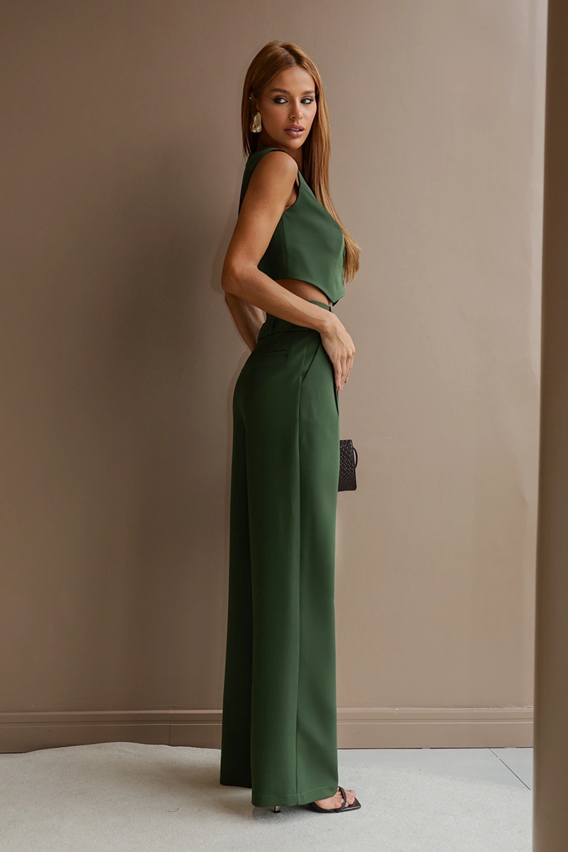 Dot Clothing - Conjunto Dot Clothing Emily Alfaiataria Verde - 2825VERDE