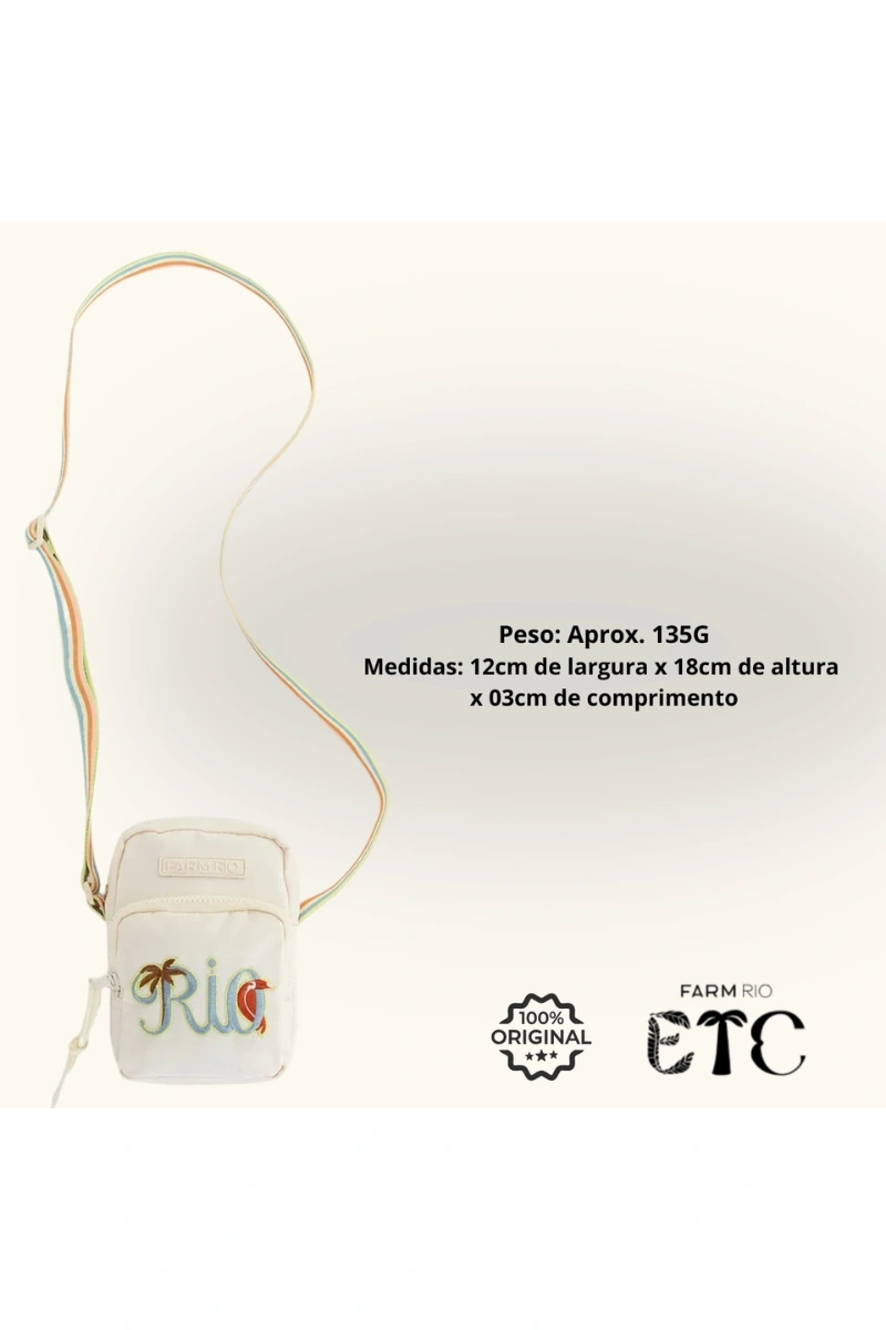 FARM - FARM GEMA RIO TIPOGRAFIC BAG - 78330955