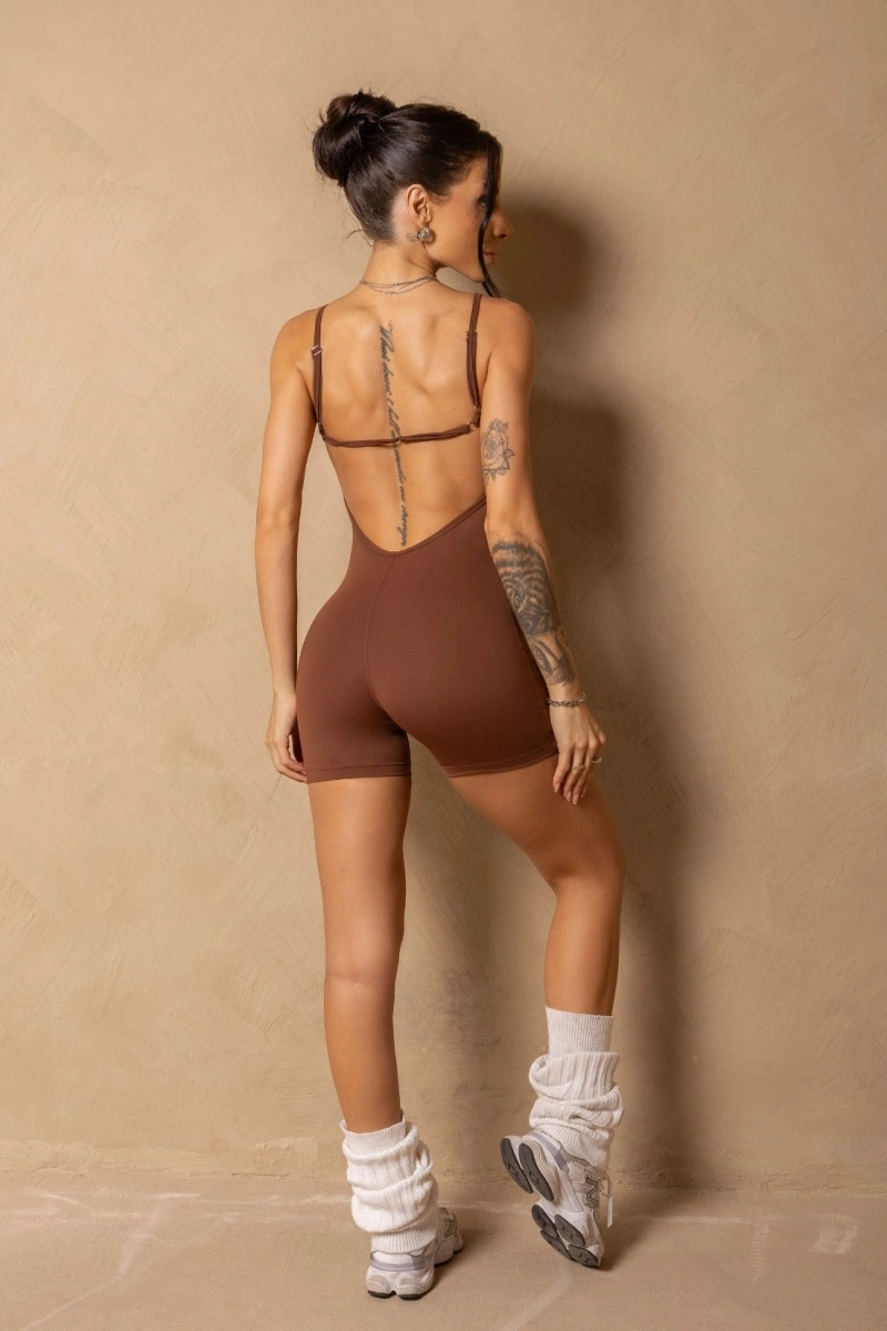 Hipkini - Romper Fitness In Motion Cappuccino - 33331677