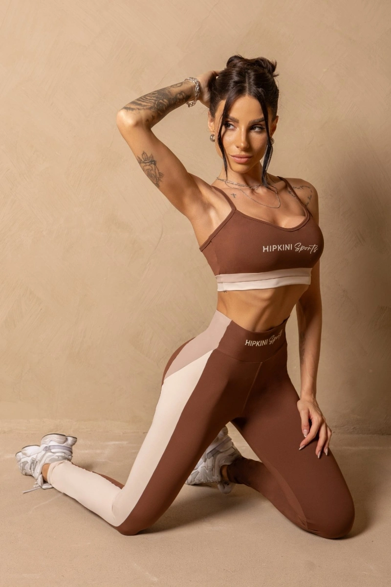 Hipkini - Fitness In Motion Cappuccino Legging with Silk - 33331676