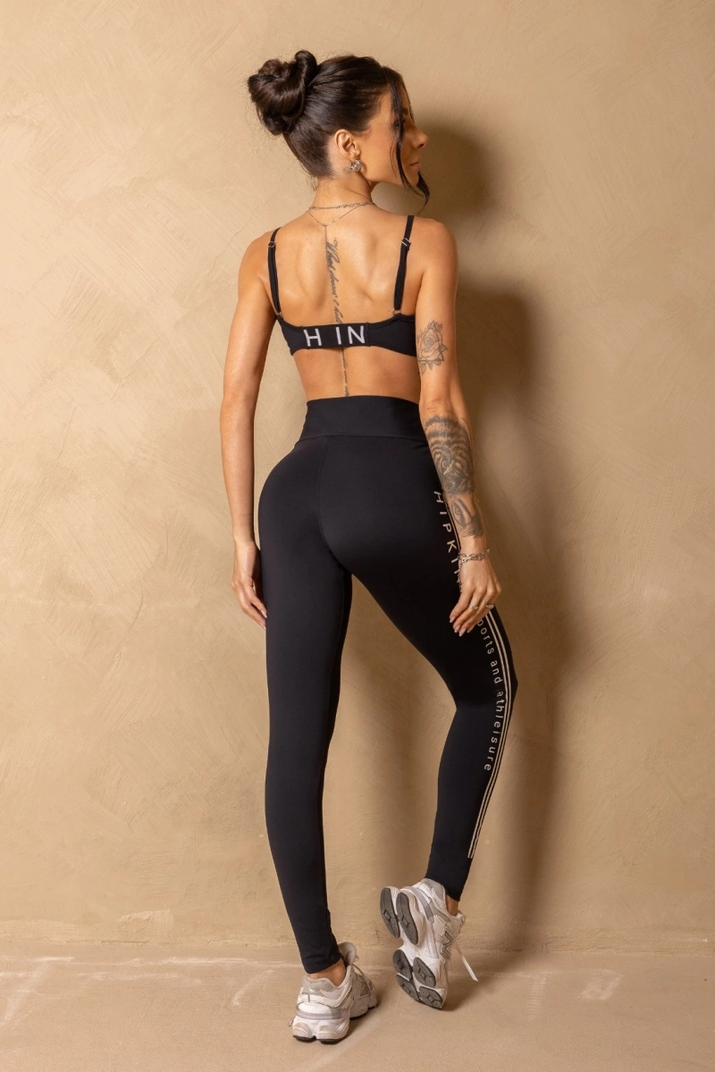 Hipkini - Legging Fitness In Motion Preta com Silk - 33331583